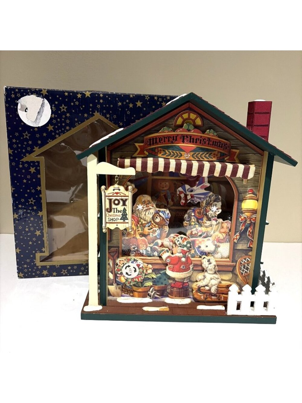 Christmas Traditions Joy Christmas Toy Shop Nostalgic Animated Musical Wooden
